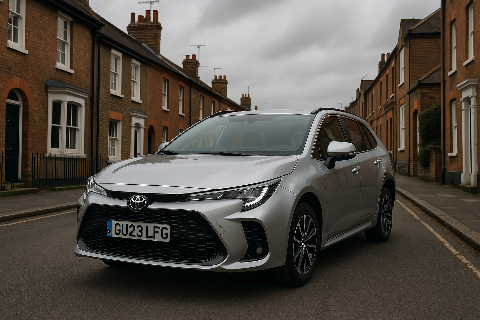 Toyota car in the UK